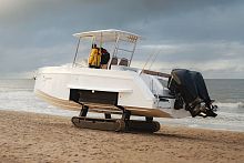 Outboard center console boat Fishertwin-engineplaning hullsport-fishing