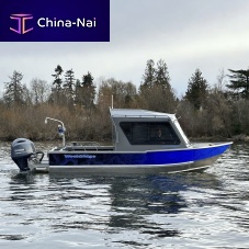 Outboard day fishing boat PYBUS OFFSHORE 21'wheelhousealuminum