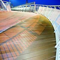 Wood deck board VD 02compositegreigebrown