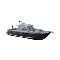 Inboard express cruiser HOOD 35 LMtwin-enginehard-top1-cabin