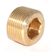 Conical plug 1101threadedbrass