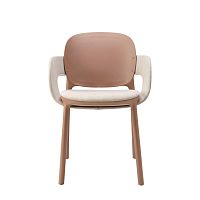 Contemporary chair HUGoutdoorindoorfabric