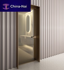 Interior door ENTRE-DEUXwoodenmetalmarble