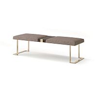 Contemporary bench ART. 7987metalfabricleather