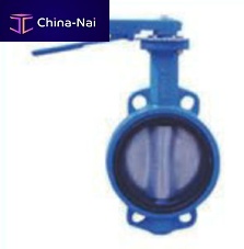 Butterfly valve leverfor waterflange