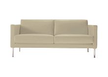 Contemporary sofa CUBICfabricsynthetic leatherblue