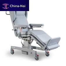 Electric hemodialysis chair KELLY + DEC593-sectionon castersheight-adjustable