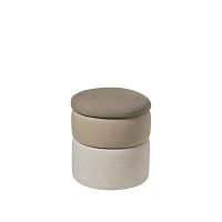 Contemporary pouf POND woodenpolypropylenefoam