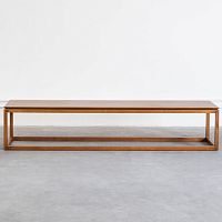 Contemporary bench ARQwoodenMDF