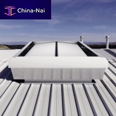 Aluminum smoke vent MEGADELTAsmoke and heat extractorfor roof