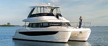 Catamaran express cruiser 42 inboardtwin-engineflybridge