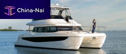 Catamaran express cruiser 42 inboardtwin-engineflybridge