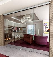 Door sliding system SEEGLASS LUXglass door
