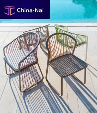 Contemporary chair Sallyoutdoorindoorfabric
