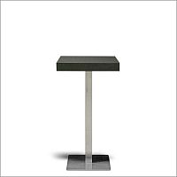 Contemporary high bar table TAV 60woodenmetalsquare
