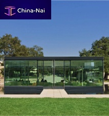 Float glass panel KRAVIS CENTERtransparentfor facadeflat