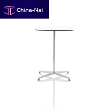Contemporary high bar table COOPERMDFlaminatepowder-coated steel base