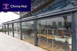 Aluminum window guillotinedouble-glazedfor commercial buildings
