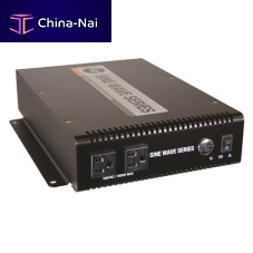 Sine wave DC/AC inverter low-voltage19" rackwith transfer switch