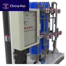 Wastewater water purification unit ion exchange