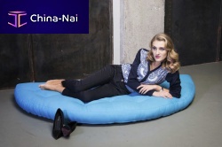 Contemporary pouf NESTfabricfuton