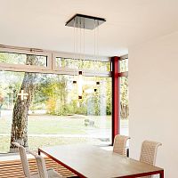 Pendant lamp L40steelacrylic glassBauhaus design