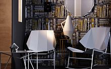 Contemporary chair TERRAindoorironrocking