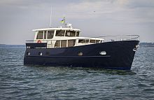 Inboard express cruiser 50 Explorerdisplacement hullsteel3-cabin