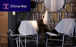 Contemporary chair TERRAindoorironrocking