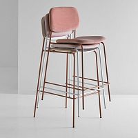 Contemporary bar chair CAPindoorfabricplywood