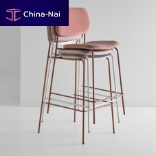 Contemporary bar chair CAPindoorfabricplywood