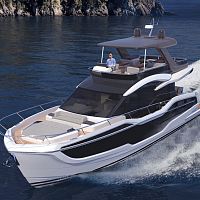 Cruising motor yacht 560 FLYflybridge3-cabin