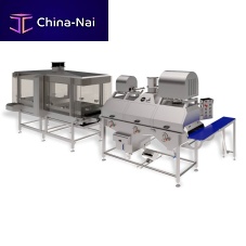 Meat smoking chamber continuousnatural browning