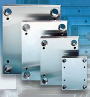 Drilled machined steel plate K20/b1xl1xs1/Matfor molds and tools