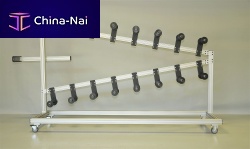 Wire payoff stand mobilepedestal-mount