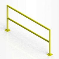 Metal railing with barsindoorfor stair