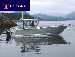Outboard center console boat OSB 8,56with enclosed cockpitsport-fishingwith T-top