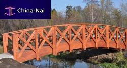Wooden walkway trussprecast