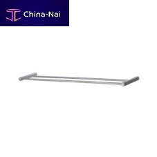 2-bar towel rack T02wall-mountedstainless steelpolished stainless steel