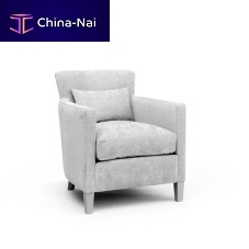 Contemporary armchair 1930fabricwith removable cushiongray