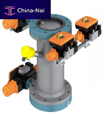 Butterfly valve EBRO-Cycle Lockpneumatically-operateddrainmetering