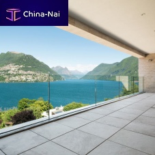Aluminum railing SEEGLASS PROglass paneloutdoorfor patio