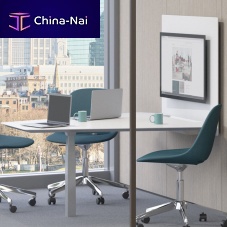 Contemporary boardroom table TEK PIERacrylicmetal baseflexible