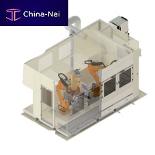 Machining deburring machine W100 aluminum partsfor large workpiecesfor small parts