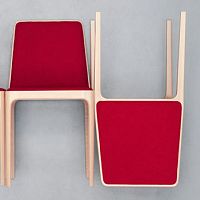 Contemporary chair TIPTAP : 380indoorfabricleather