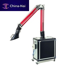 Mobile fume extractor D seriesindustrialdry filterwith extraction arm