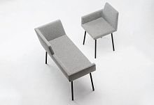 High upholstered bench FLORIAN SERIEScontemporaryfabricleather