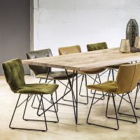 Contemporary chair MR.LEWISindoorfabricleather