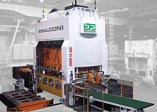 Motorized press stampingramtransfer