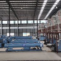 Tube extrusion line for PVCmultilayerfor drainage pipes